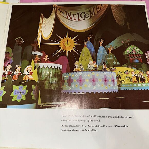 Walt Disney It's A Small World Book & LP Record Disneyland 3925 - Picture 8 of 16